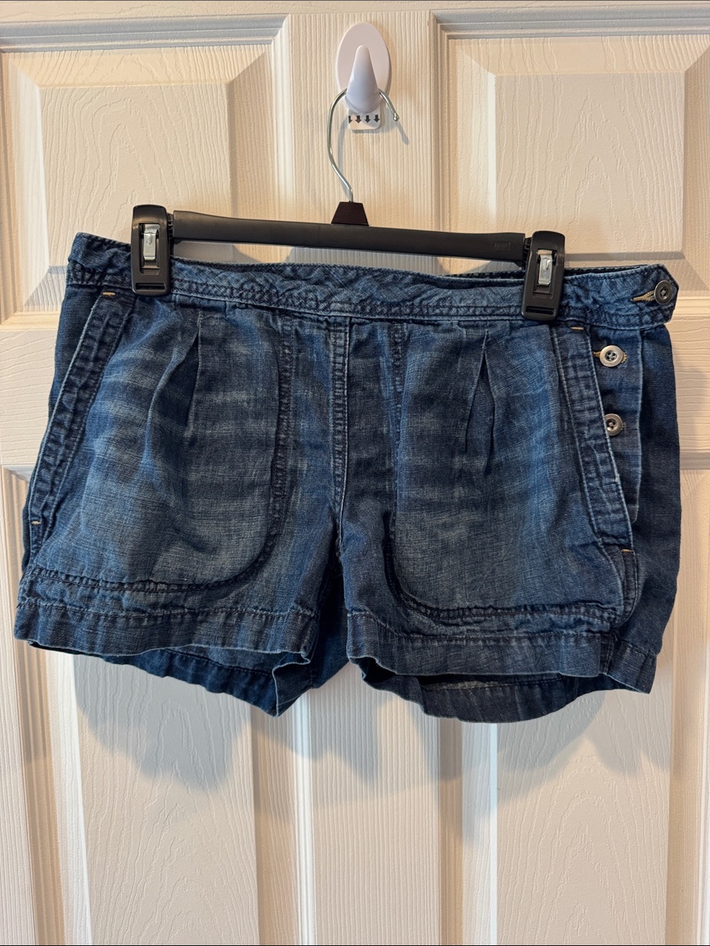 Martin + Osa Dark Blue Denim Pocket Shorts size 29